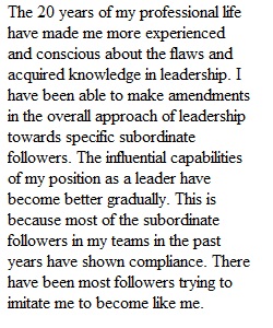 Leadership Biography